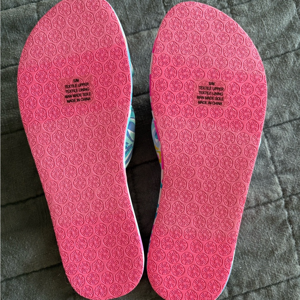 Lilly Pulitzer Multicolor Tropical Sandals/slippers - Picture 4 of 5